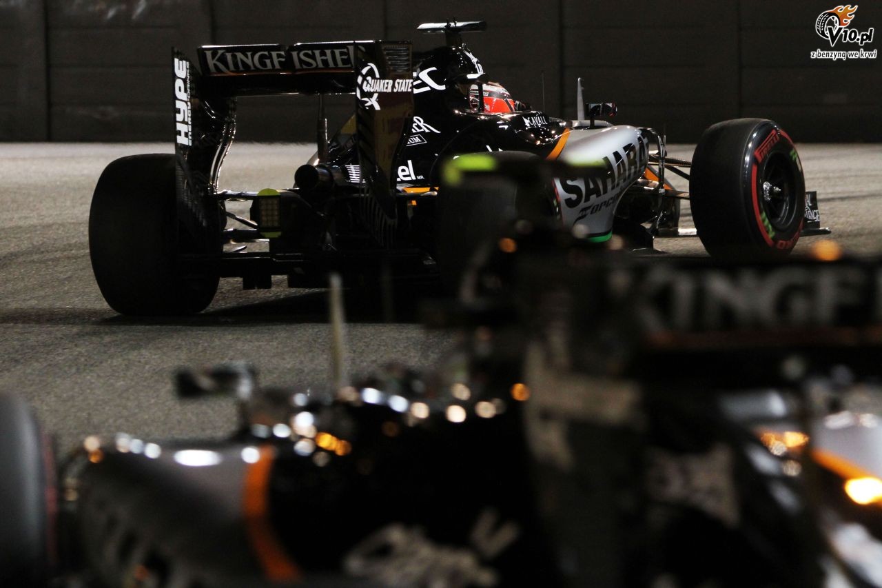 GP Singapuru 2015 - wycig