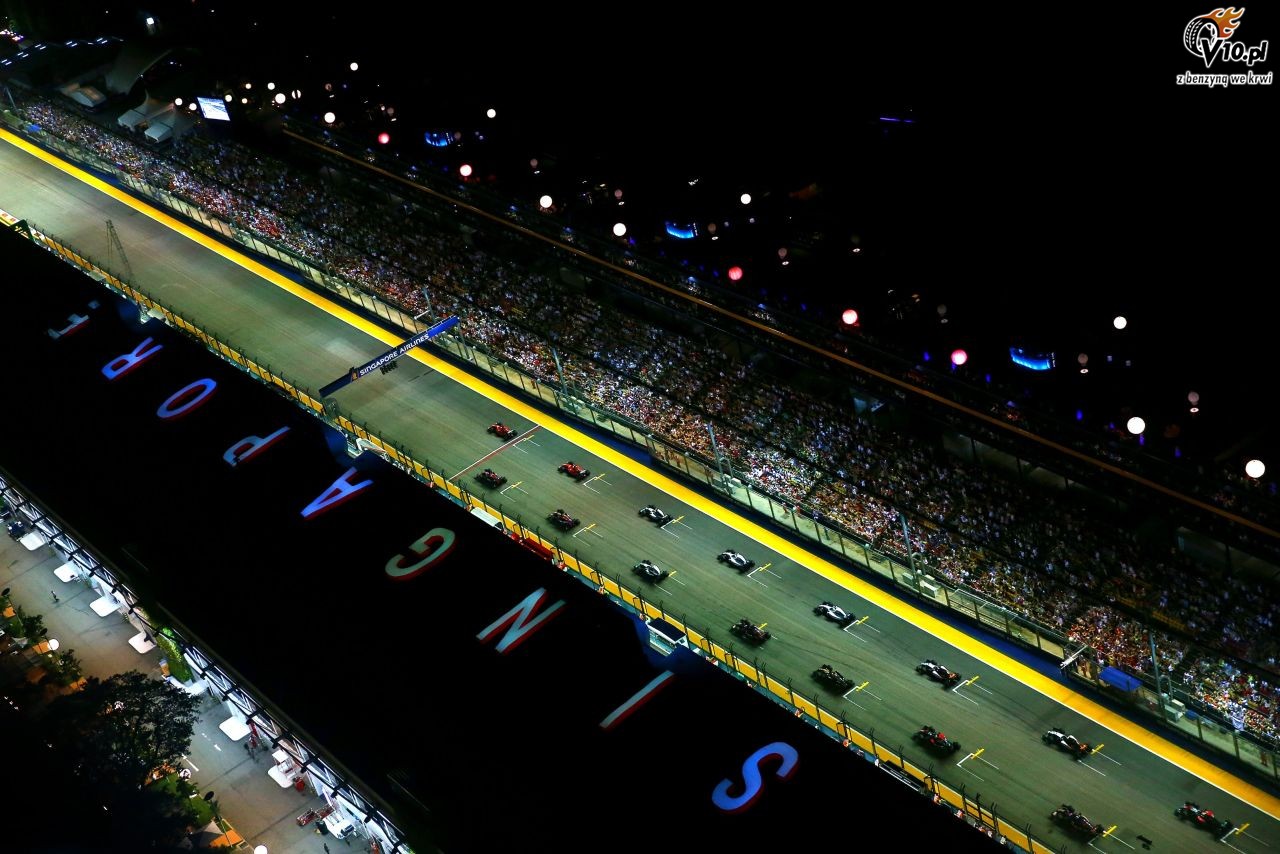 GP Singapuru 2015 - wycig