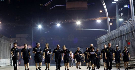 GP Singapuru 2015 - przygotowania