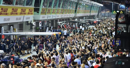 GP Singapuru 2015 - przygotowania