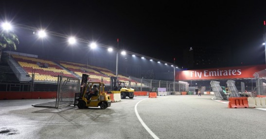 GP Singapuru 2015 - przygotowania