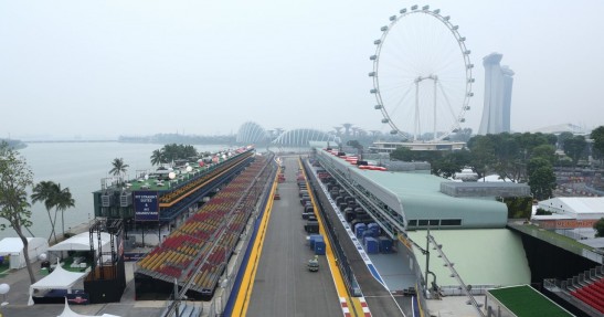 GP Singapuru 2015 - przygotowania