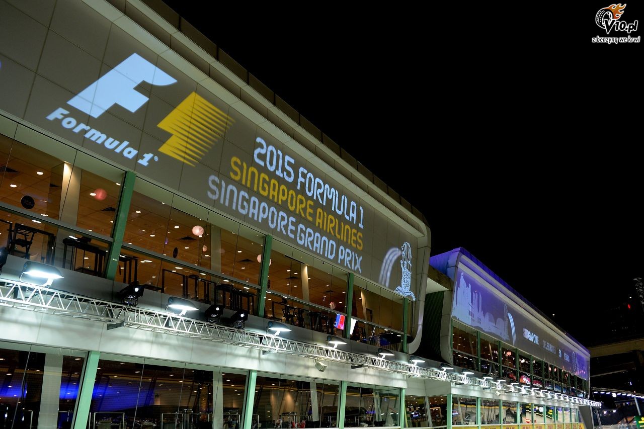 GP Singapuru 2015 - przygotowania