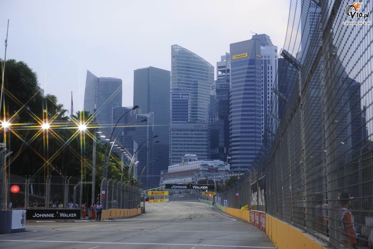 GP Singapuru 2015 - przygotowania