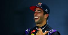Vettel i Ricciardo miej si z 'szalonego' intruza na torze. 'Kusio mnie, by skrci i go podci!'