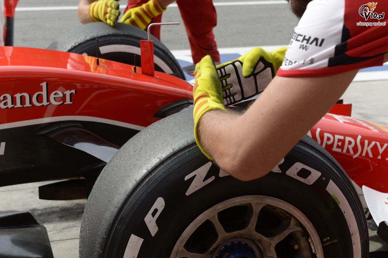Pirelli planuje szereg testw nowych opon dla F1 w trakcie sezonu 2016