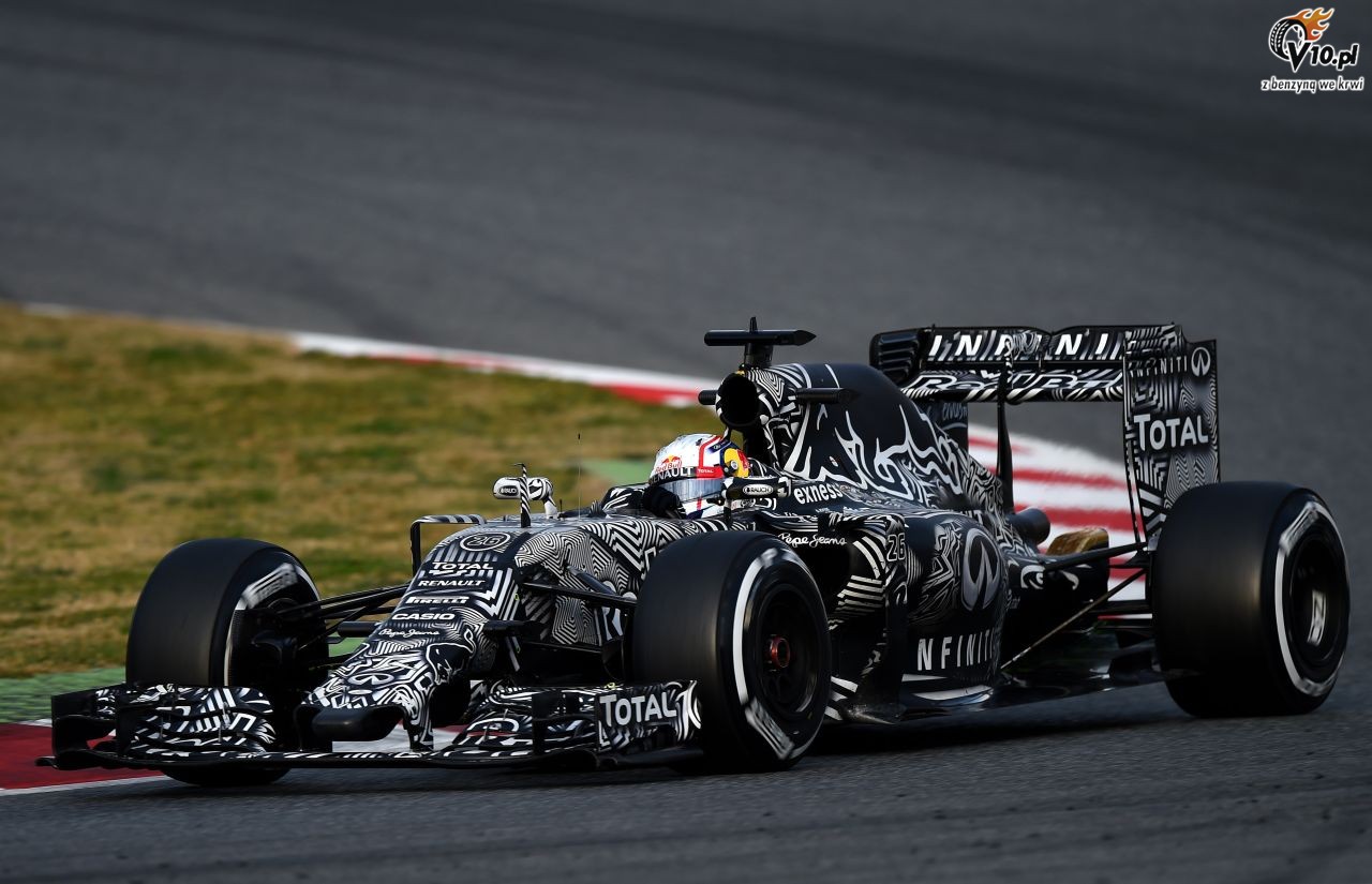Red Bull pokaza wycigowe malowanie bolidu