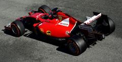 Bolid Ferrari lepiej widoczny od innych dziki specjalnej farbie