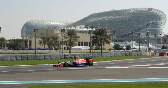 Testy opon w F1 po GP Abu Zabi 2015