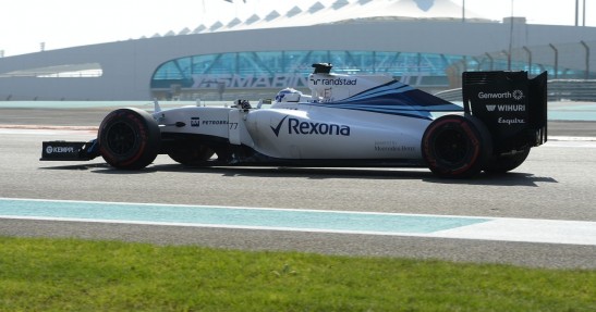 Testy opon w F1 po GP Abu Zabi 2015