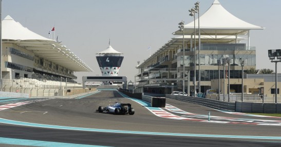 Testy opon w F1 po GP Abu Zabi 2015