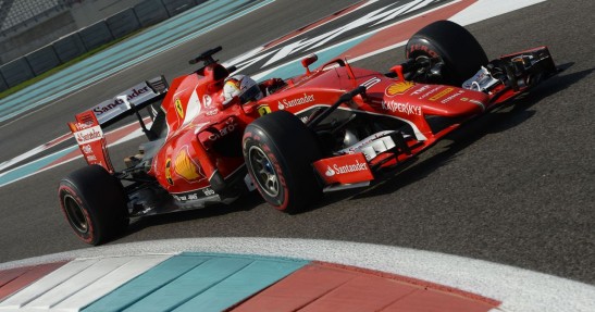 Testy opon w F1 po GP Abu Zabi 2015