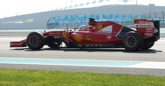 Testy opon w F1 po GP Abu Zabi 2015