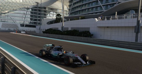 Testy opon w F1 po GP Abu Zabi 2015