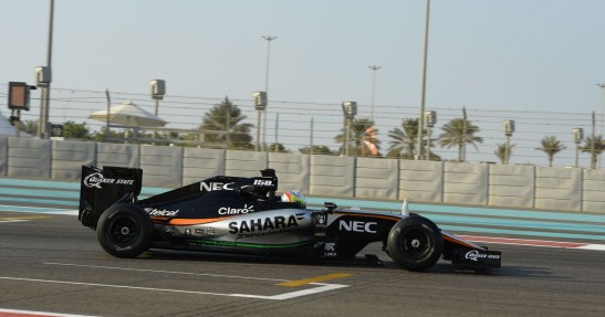 Testy opon w F1 po GP Abu Zabi 2015