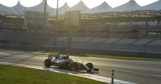 Testy opon w F1 po GP Abu Zabi 2015