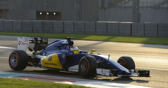 Testy opon w F1 po GP Abu Zabi 2015