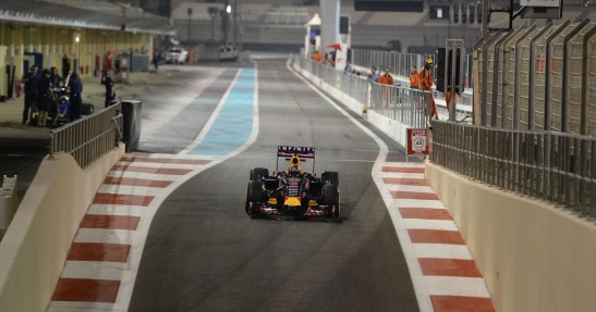 Testy opon w F1 po GP Abu Zabi 2015