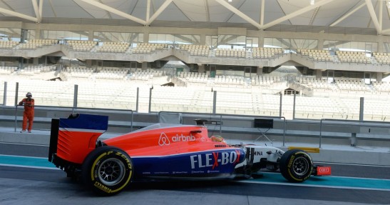 Testy opon w F1 po GP Abu Zabi 2015