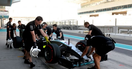 Testy opon w F1 po GP Abu Zabi 2015