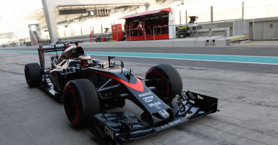 Testy opon w F1 po GP Abu Zabi 2015