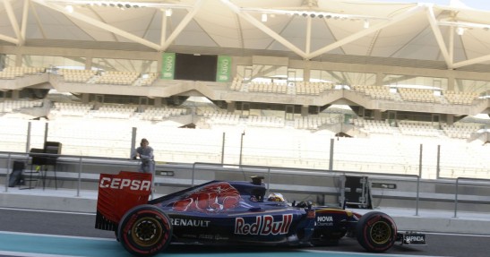 Testy opon w F1 po GP Abu Zabi 2015