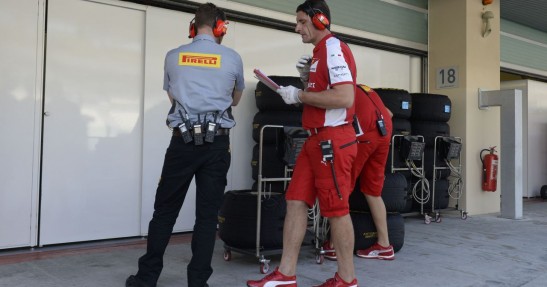 Testy opon w F1 po GP Abu Zabi 2015