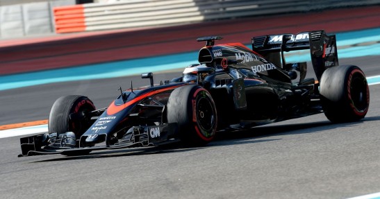 Testy opon w F1 po GP Abu Zabi 2015