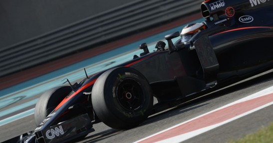 Testy opon w F1 po GP Abu Zabi 2015