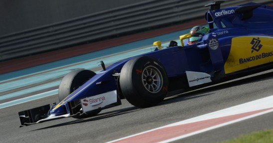 Testy opon w F1 po GP Abu Zabi 2015