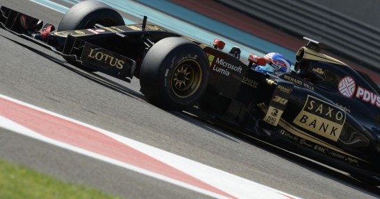 Testy opon w F1 po GP Abu Zabi 2015