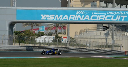 Testy opon w F1 po GP Abu Zabi 2015