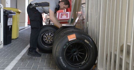 Testy opon w F1 po GP Abu Zabi 2015