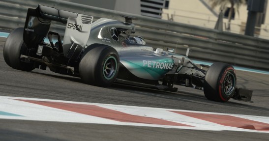 Testy opon w F1 po GP Abu Zabi 2015