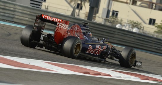 Testy opon w F1 po GP Abu Zabi 2015