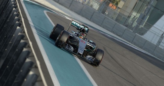 Testy opon w F1 po GP Abu Zabi 2015