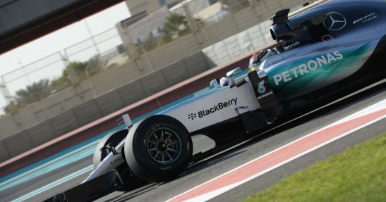 Testy opon w F1 po GP Abu Zabi 2015