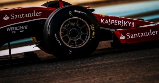 Testy opon w F1 po GP Abu Zabi 2015