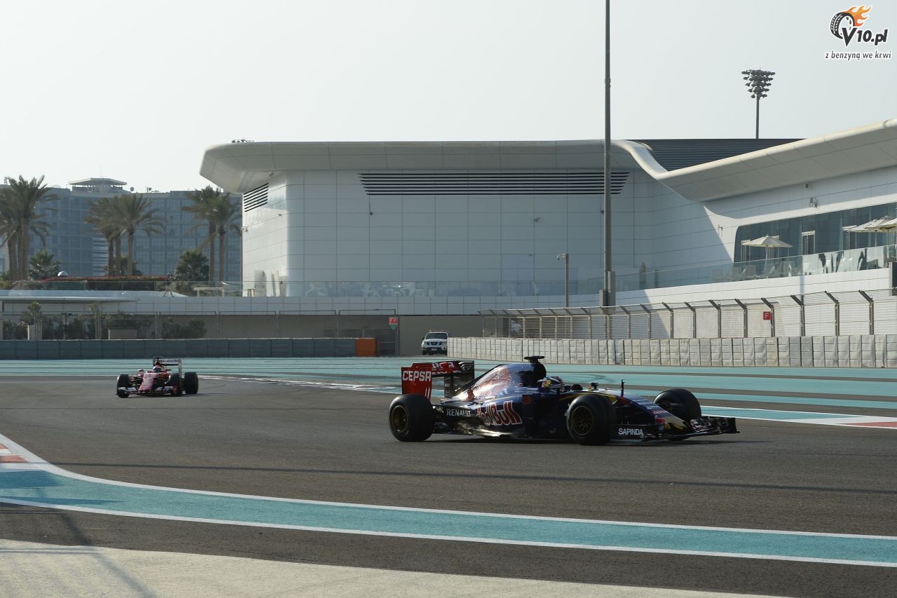 Testy opon w F1 po GP Abu Zabi 2015