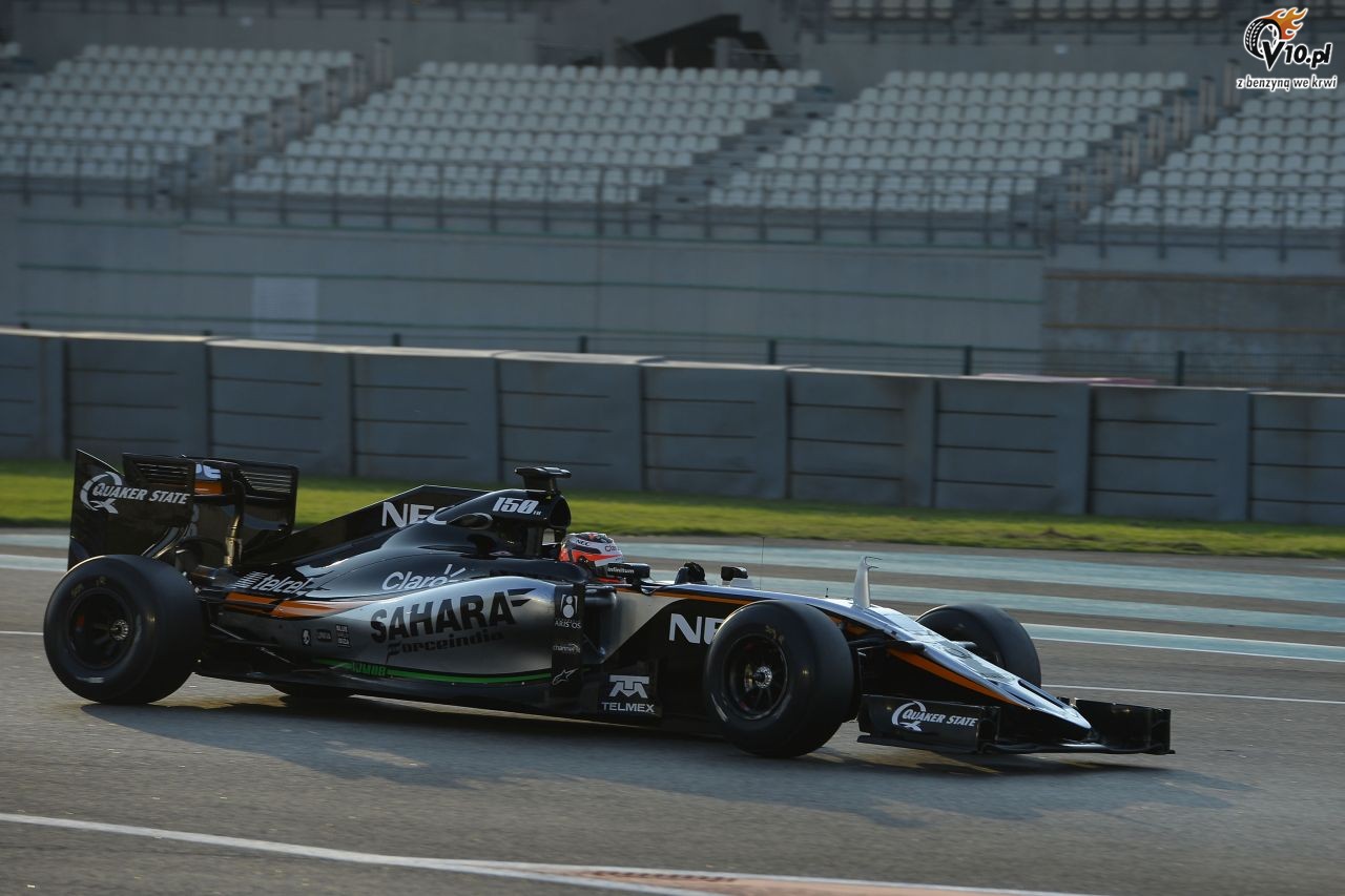 Testy opon w F1 po GP Abu Zabi 2015