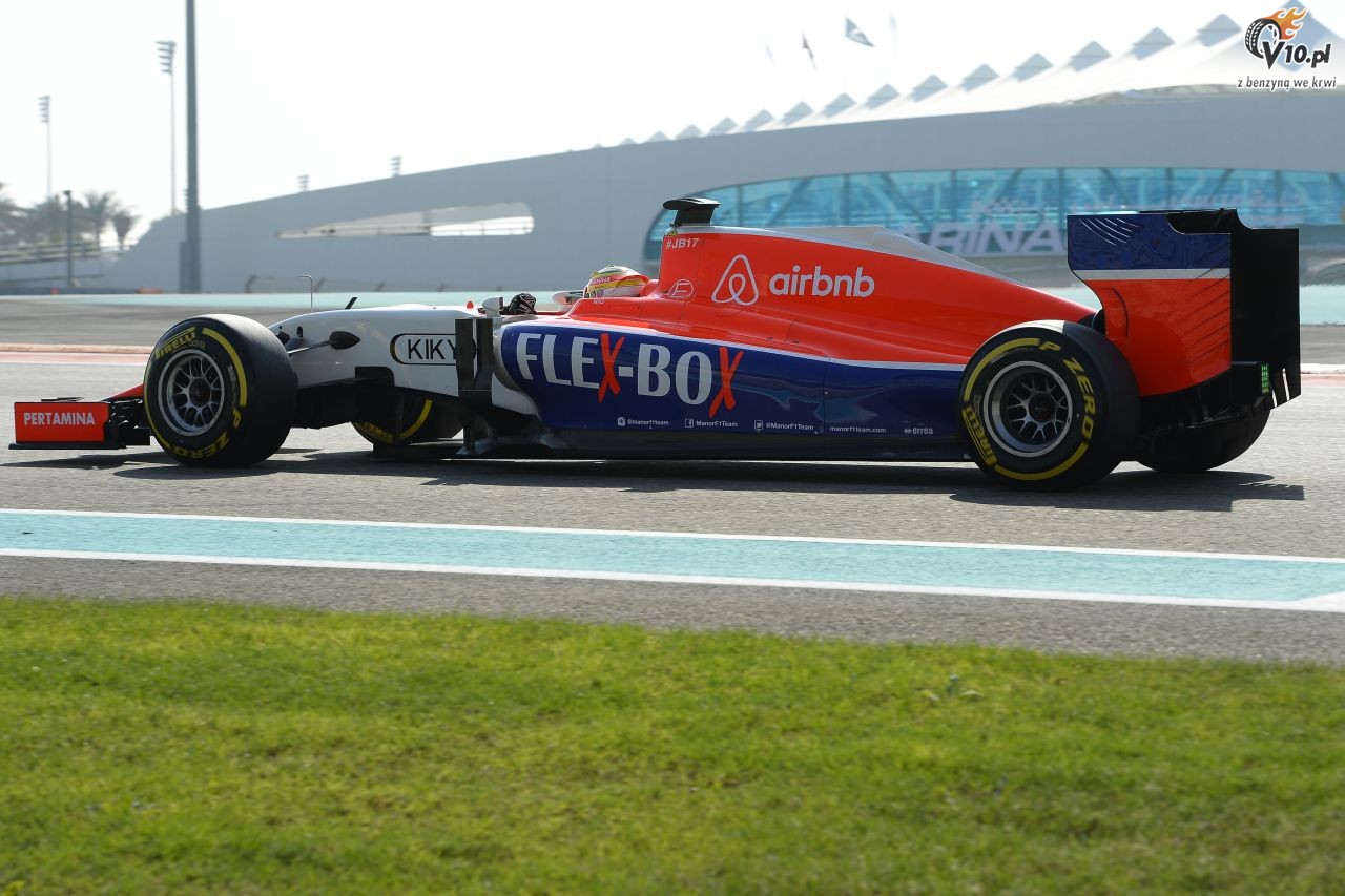 Testy opon w F1 po GP Abu Zabi 2015