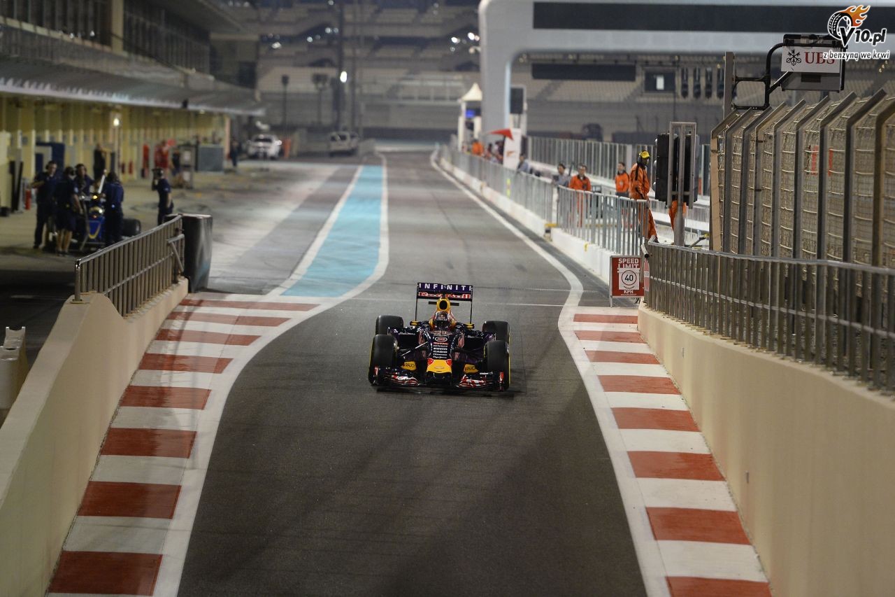 Testy opon w F1 po GP Abu Zabi 2015