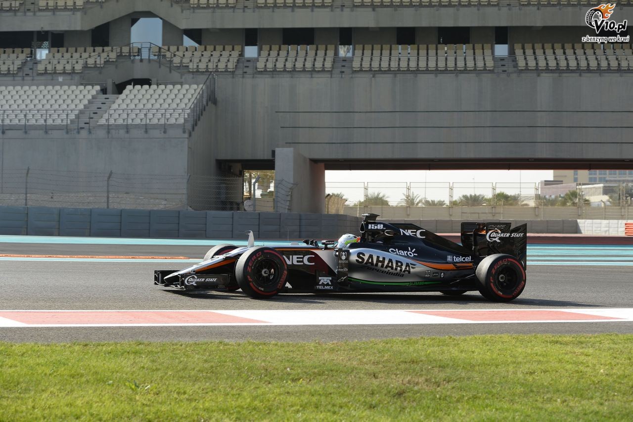 Testy opon w F1 po GP Abu Zabi 2015