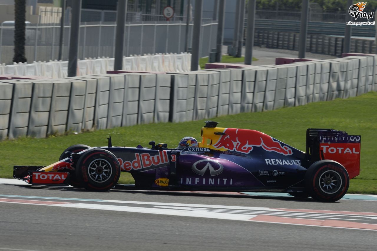 Testy opon w F1 po GP Abu Zabi 2015