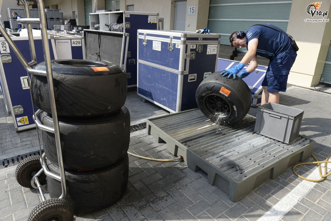 Testy opon w F1 po GP Abu Zabi 2015