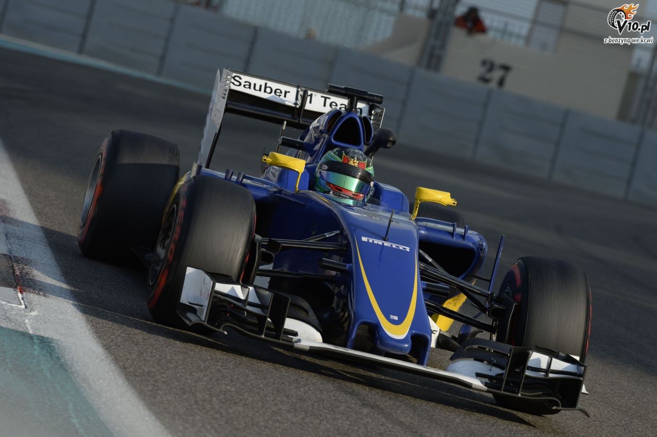 Testy opon w F1 po GP Abu Zabi 2015