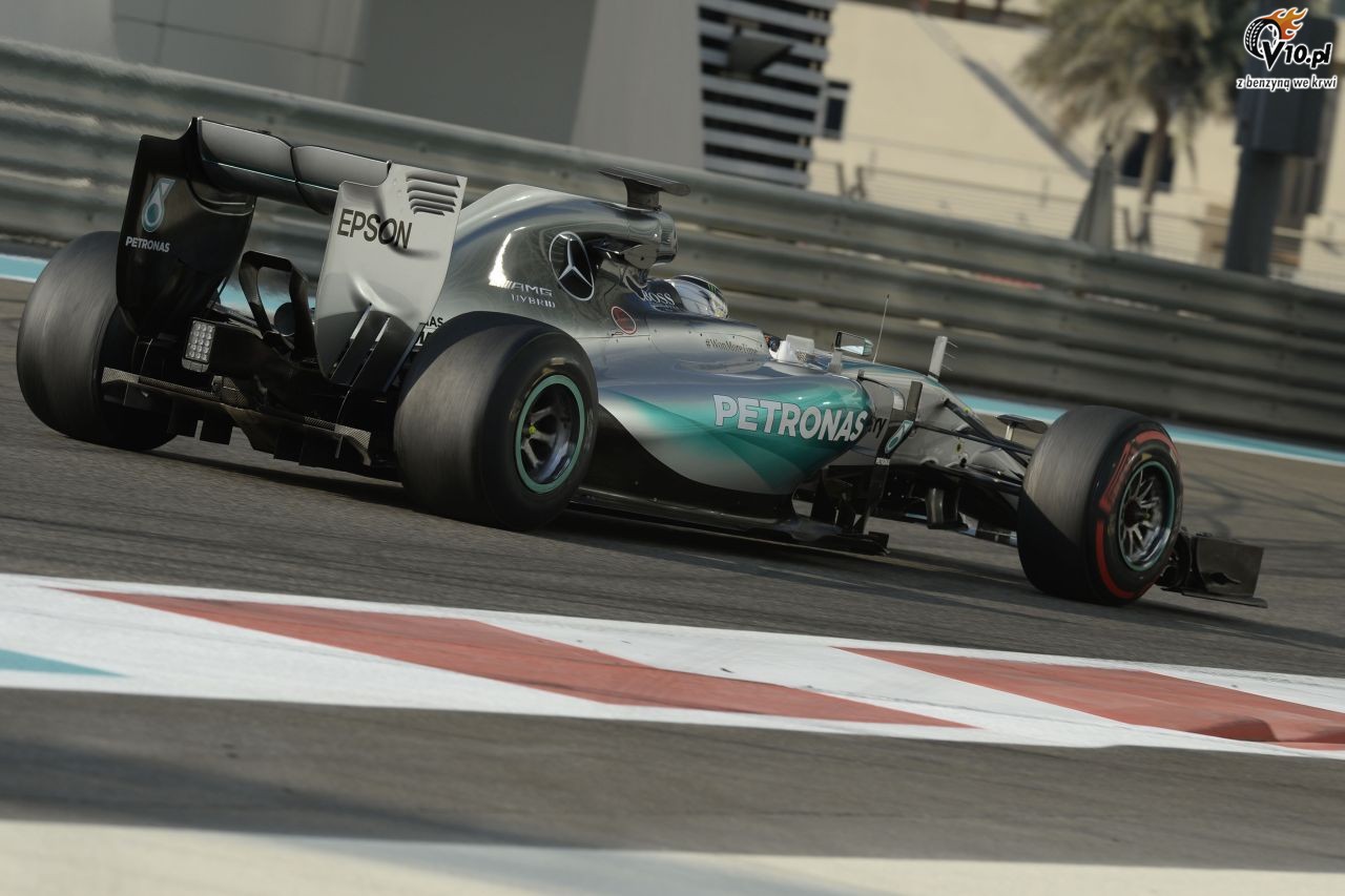 Testy opon w F1 po GP Abu Zabi 2015