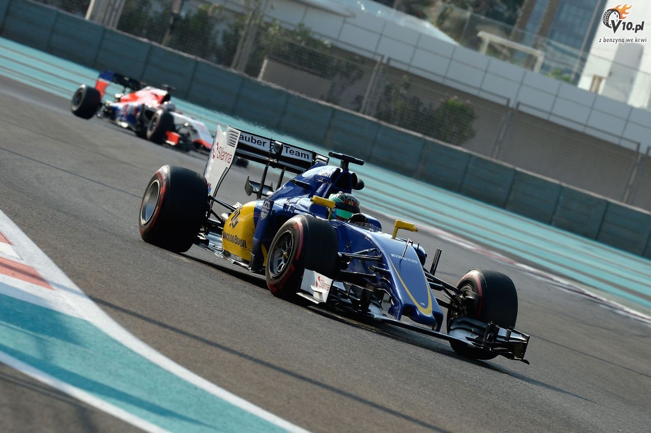 Testy opon w F1 po GP Abu Zabi 2015