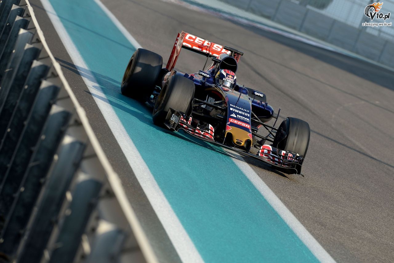 Testy opon w F1 po GP Abu Zabi 2015