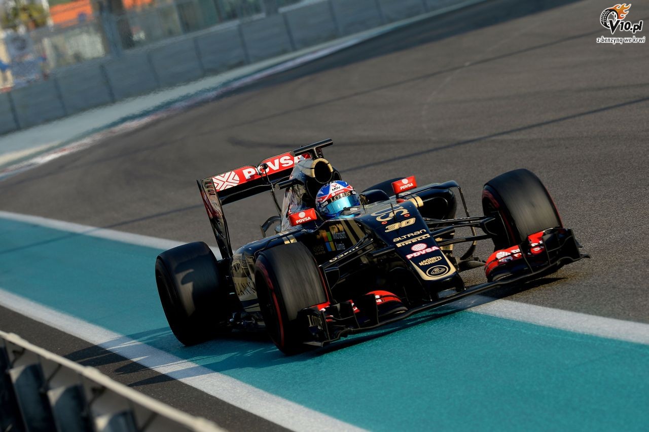 Testy opon w F1 po GP Abu Zabi 2015